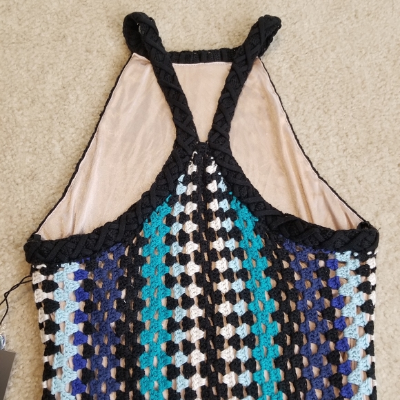 Revolve Weylyn Dress in Blue and Black Tonal - Picture 6 of 8